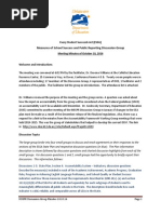 ESSA MSSPR Discussion Group Minutes of October 10 - FINAL