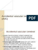 Accidentul Vascular Cerebral (AVC)
