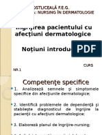 Ingrijirea Pacientului in Dermatologie Notiuni Introductive Si Plan