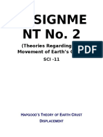 Theories Regarding Movement of Earth's Crust
