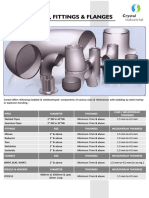 Cladded Pipes, Fittings & Flanges: Pipes Diameter Thickness Clad / Weldoverlay Thickness