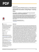 Exploring Game Performance in NBA