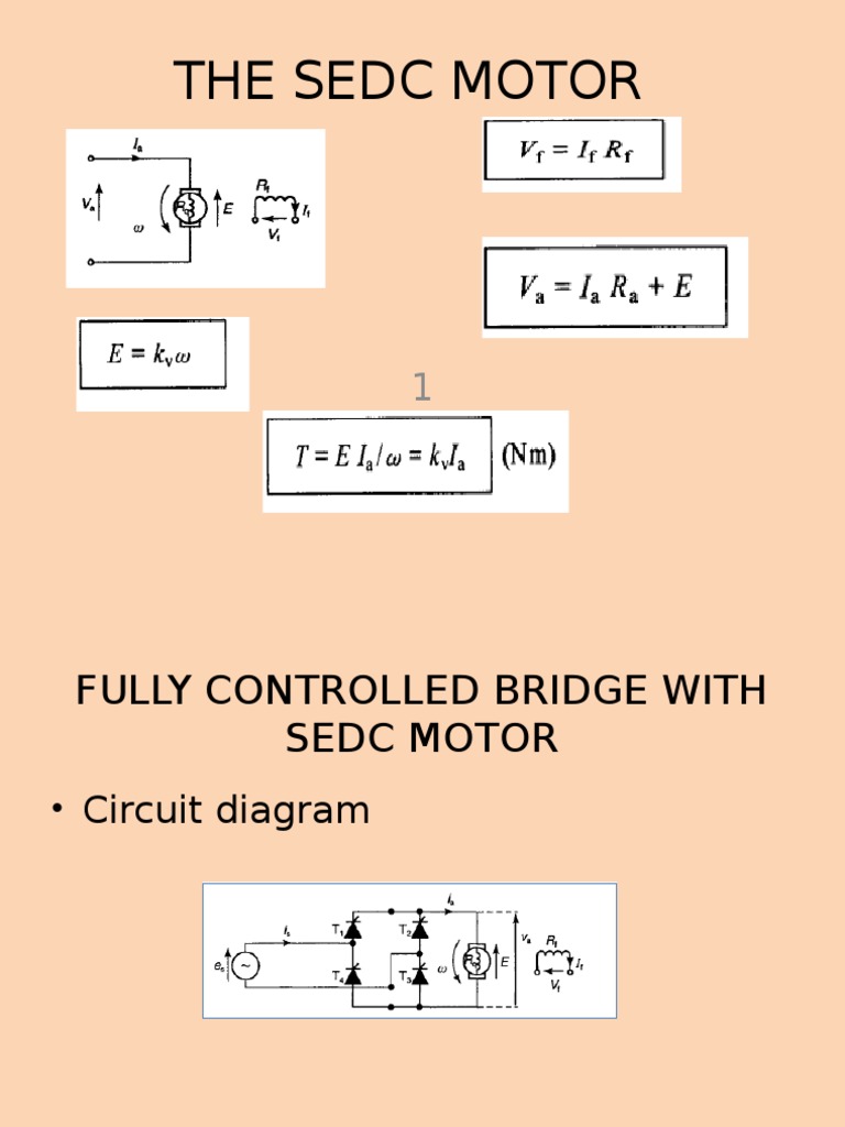 SEDC Motor Control Analysis | PDF