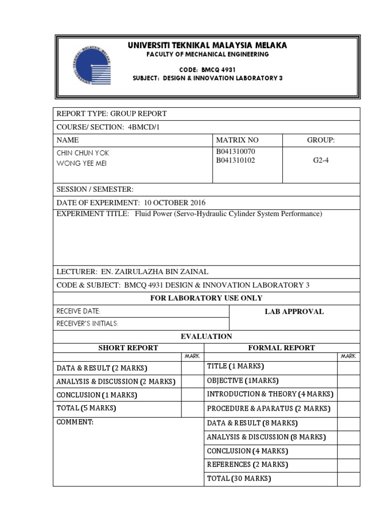 Lab Front Page Blue PDF Science Science And Technology