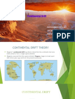 Continental Drift Theory With Evidences