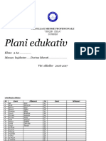 Plani Edukativ 2015-2016