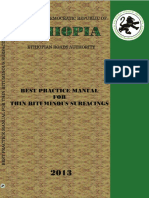 Ethiopia - Best Practice Manual For Thin Bituminous Surfacings 2013