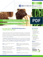 BIOTECON Diagnostics Product Sheet Salmonella Detection Kit