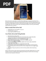 Cara Flash Ponsel Advan S5E Bootloop