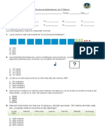 Prueba de Matemáticas