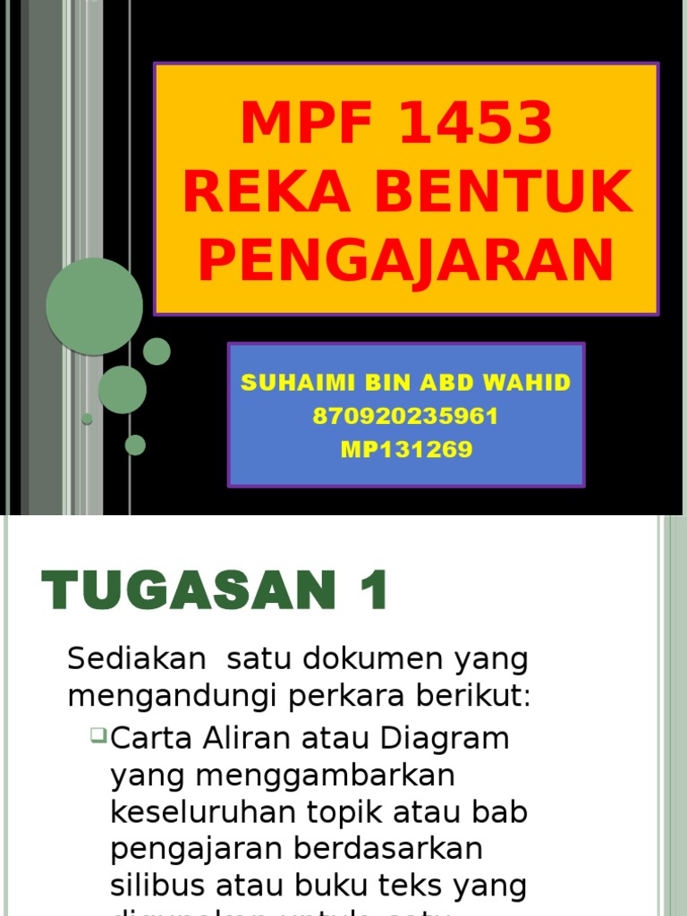 Model Rekabentuk Kurikulum Waterfall PDF Verb Noun