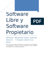 El Software Libre y El Software Propietario. A D A