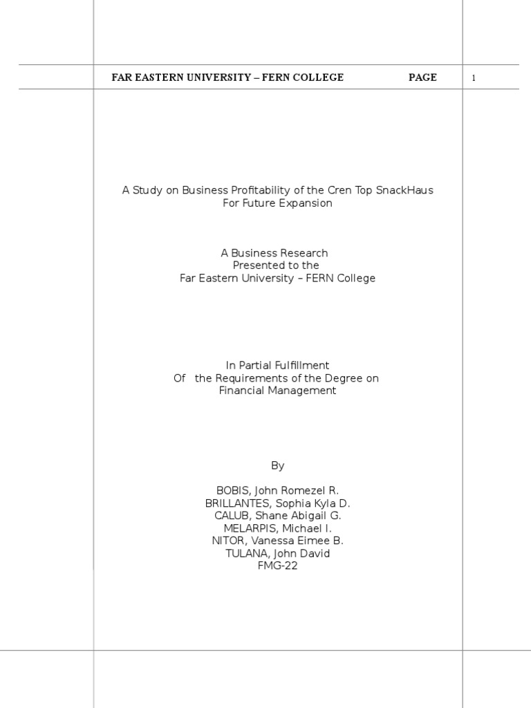 Expanding business thesis picture