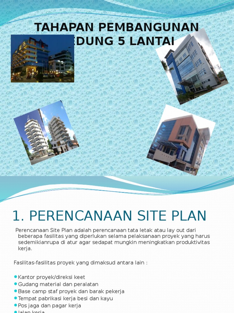 Tahapan Pembangunan Gedung 5 Lantai....... | PDF