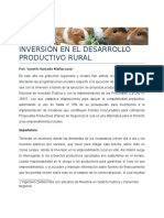 Inversión en Desarrollo Productivo