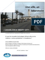 Casablanca: En quoi les nouvelles technologies influent-elles sur les relations «centres-périphéries»à Casablanca ?- Clarisse FABRÈGES & Quentin NAM- Rapport de mission UdM 2016 