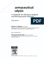 Pharmaceutical Analysis: A Textbook For Pharmacy Students and Pharmaceutical Chemists
