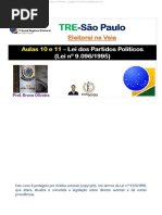 Aulas 10 e 11 - Lei Dos Partidos Políticos_Lei_nº_9096_1995