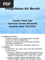 Pengolahan Air Bersih