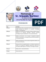 PROGRAMACIÓN HOMENAJE Sr. ARMANDO MARTÍNEZ PDF
