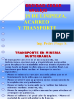 Equipos de Limpieza Acarreo y Transporte C-11