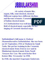 India's Legendary Carnatic Singer M.S. Subbulakshmi