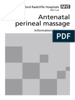 Perineal Massage Benefits