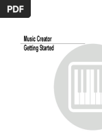 Music Creator 5 Getting Started