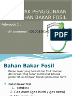 Dampak Penggunaan Bahan Bakar Fosil