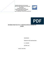 Informe de Inspeccion Construccion de Bloque de Adobe