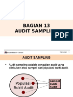 Bagian 13 - Audit Sampling