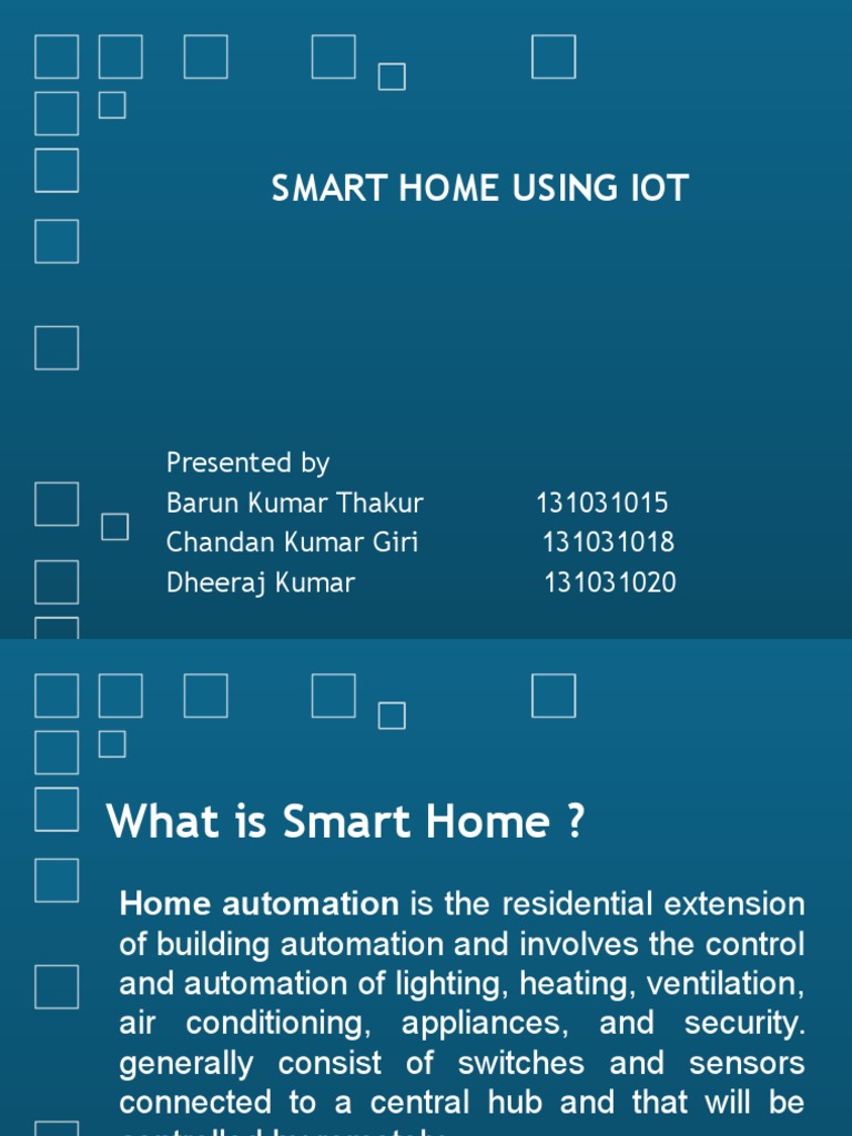 Final Year Project Iot Home Automation | PDF