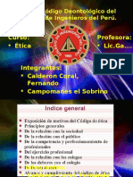 Codigo Deontologico Del Colegio de Ingenieros Del Peru