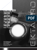 Kodak Ektapro 9010 Bedienungsanleitung