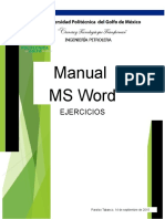 Ejercicios MS Word 30 Adrian Mtz. 1ro C IP