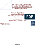 Economics For Ecclesiastics Entrepreneurs, Firms, Growth and Poverty