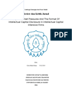 Capital Market Pressures and The Format of Intellectual Capital Disclosure in Intellectual Capital Intensive Firms