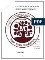 School of Law and Governance: Central University of South Bihar, Gaya