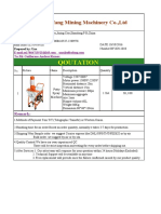 Qoutation For Putty Spraying Machine PDF