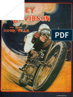 1910 Harley Davidson Goodyear Advertisement Ad Brochure PDF