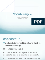 vocabulary 4