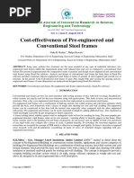 Cost-Effectiveness of Pre-Engineered and Conventional Steel Frames