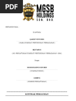 Surat Perjanjian Perkongsian Perniagaan | PDF