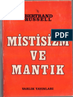 Bertrand Russell - Mistisizm Ve Mantık