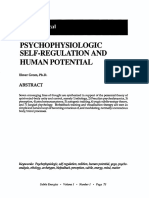 Psychophysiologic Self-Regulation and Human Potential: Theoretical