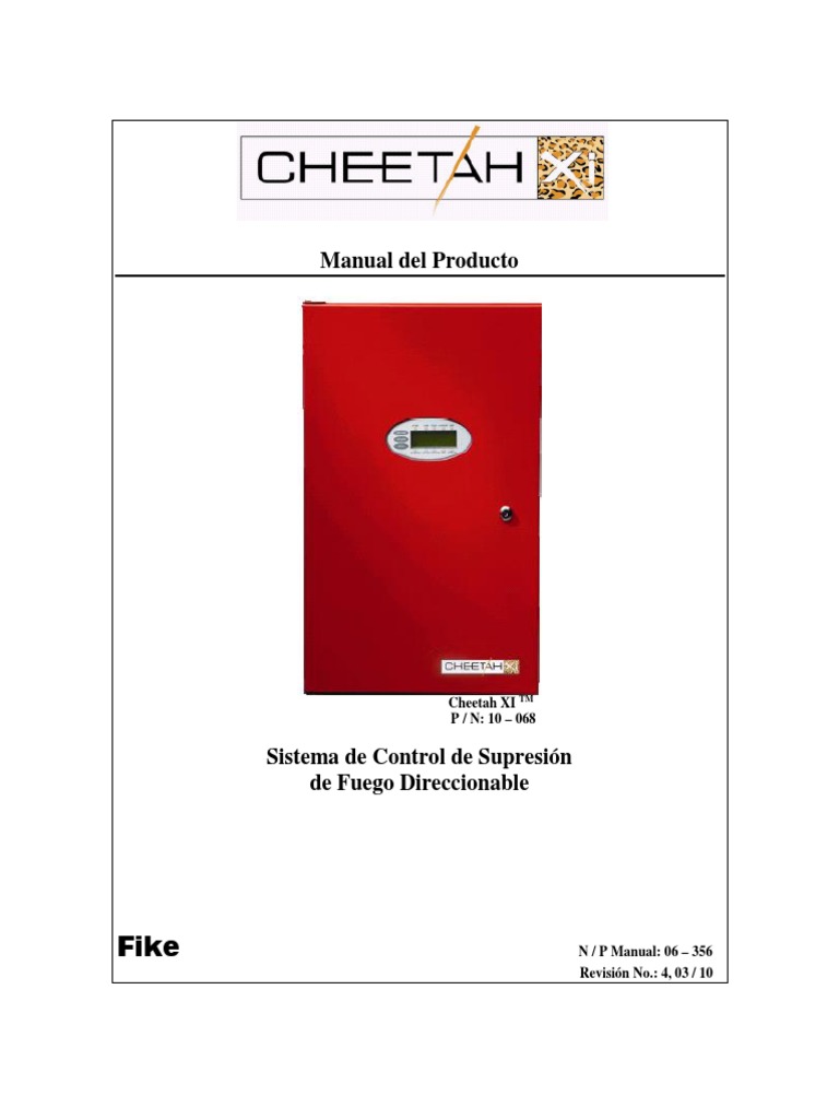 Fike Cheetah Xi 50 Manual