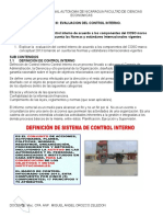 Unidad III Evaluacion Del Control Interno