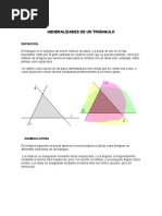 Generalidades de Un Triángulo