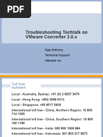 Troubleshooting Techtalk on Converter 3.0.x