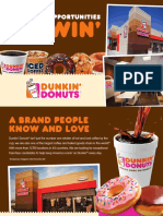 Dunkin Trade Show Brochure